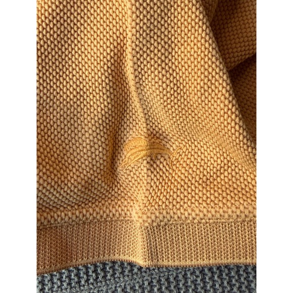 Vintage Tommy Bahama Yellow Textured Silk Blend Short Sleeve Polo Size XL - Picture 6 of 6